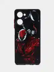 Багровый чехол с рисунком на Realme 10 4G (Реалми 10 4G)