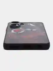 Багровый чехол с рисунком на Realme 10 4G (Реалми 10 4G)