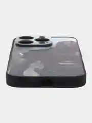 Светло-коричневый чехол с ярким рисунком на Apple iPhone 14 Pro (Айфон 14 Про)