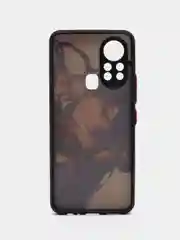 Фиолетовый чехол с ярким рисунком на Infinix HOT 11S NFC (Инфиникс ХОТ 11С НФС)
