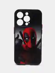 Тёмно-серый чехол с ярким рисунком на Apple iPhone 14 Pro (Айфон 14 Про)