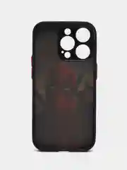 Тёмно-серый чехол с ярким рисунком на Apple iPhone 14 Pro (Айфон 14 Про)