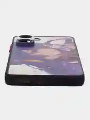 Фиолетовый чехол с рисунком на Realme 10 4G (Реалми 10 4G)