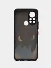 Угольный чехол с ярким рисунком на Infinix HOT 11S NFC (Инфиникс ХОТ 11С НФС)