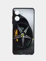 Серебряный чехол с рисунком на Realme 10 4G (Реалми 10 4G)