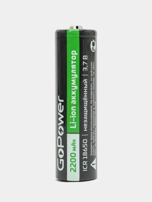 Аккумулятор Li-ion GoPower 18650/16340