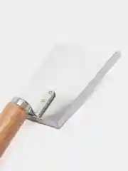 Скребок-лопатка, из нержавеющей стали, с деревянной ручкой
