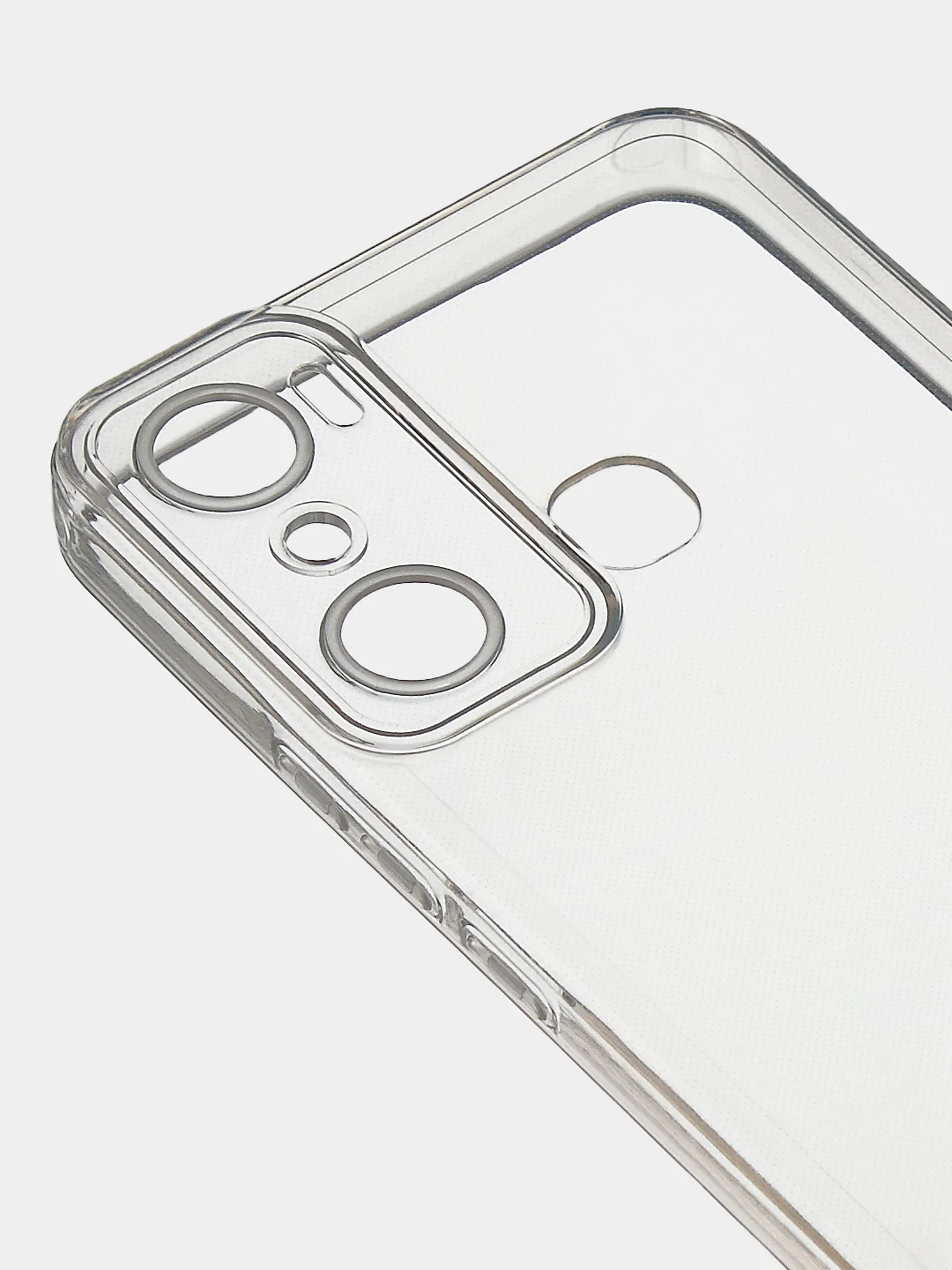 Чехол для Infinix Hot 20i, прозрачный, силиконовый