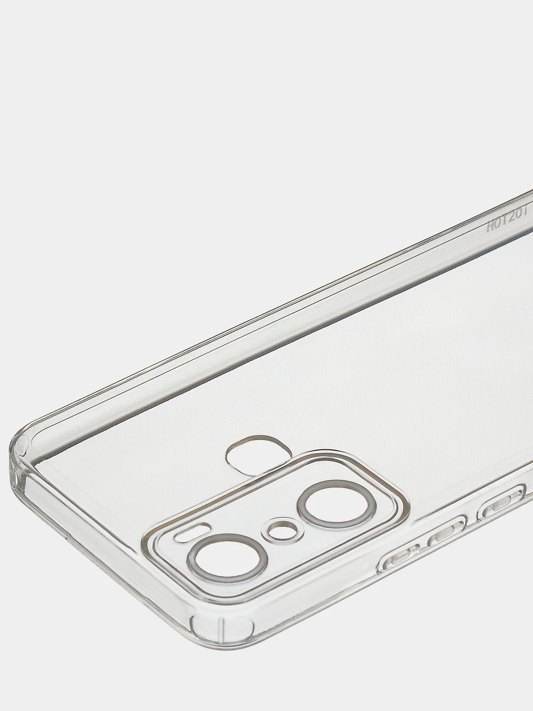 Чехол для Infinix Hot 20i, прозрачный, силиконовый