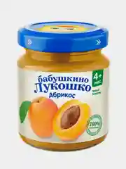 Пюре фруктовое Бабушкино Лукошко, с абрикосом, с 4-х месяцев, 6 штук по 100 г