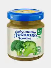 Пюре овощное Бабушкино Лукошко "Капуста брокколи", с 4-х месяцев, 100 г, 6 штук