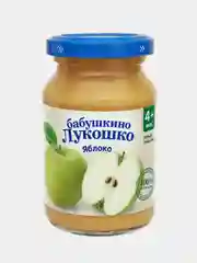 Пюре фруктовое Бабушкино Лукошко, яблоко, с 4-х месяцев , 6 штук по 190 г