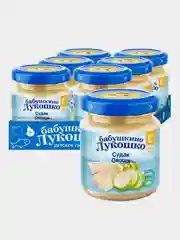 Пюре рыбно-овощное Бабушкино Лукошко Судак с овощами с 8-ми месяцев , 100 г , уп 6 шт