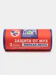 Липкая лента от мух "Чистый Дом", 10 штук