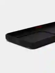 Черный силиконовый чехол для Realme C31 (Реалми С31), с карманом для карт, прозрачный