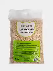 Наполнитель для кошачьего туалета ЭкоМир (эко мир) древесный 8 кг
