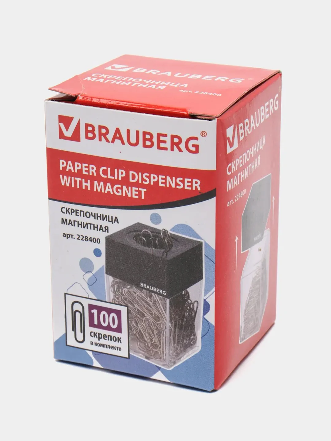 Скрепочница магнитная BRAUBERG