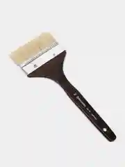 Кисть художественная профессиональная BRAUBERG ART "CLASSIC", щетина, флейц, № 100