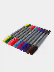 Фломастеры двусторонние BRAUBERG PREMIUM DUAL-TIP