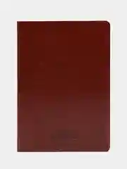 Тетрадь B5 60 л, клетка, экокожа, коричневый, BRAUBERG VIVA, 403896