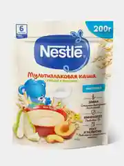Каша детская NESTLE молочная злаковая с грушей и персиком, с 6 мес, дой-пак, 200 г