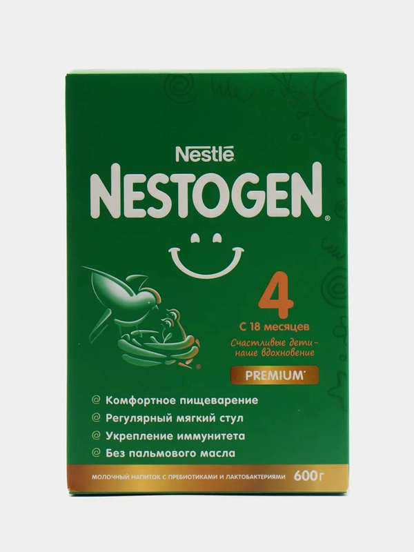 Смесь детская NESTOGEN 4 сухая молочная, с 18 мес, 600 г