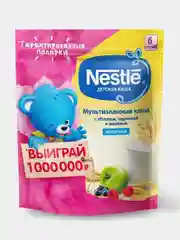 Каша детская NESTLE молочная злаковая с яблоком черникой, малиной, с 6 мес, дой-пак, 220 г