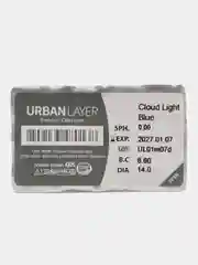 Цветные линзы голубые Cloud Light Blue