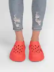 Красный сабо женские с джибитсами море, медицинские