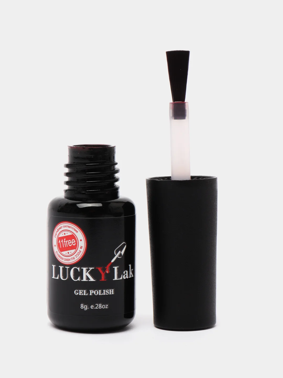 Гель лак для ногтей Luckylak Kapsula, 36-41, 8 г, бордовый, коричневый для маникюра