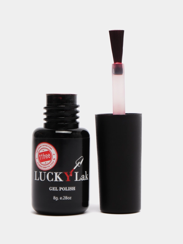 Гель лак для ногтей Luckylak Kapsula "Алый арбуз" 43-50, 8g, красный, розовый для маникюра