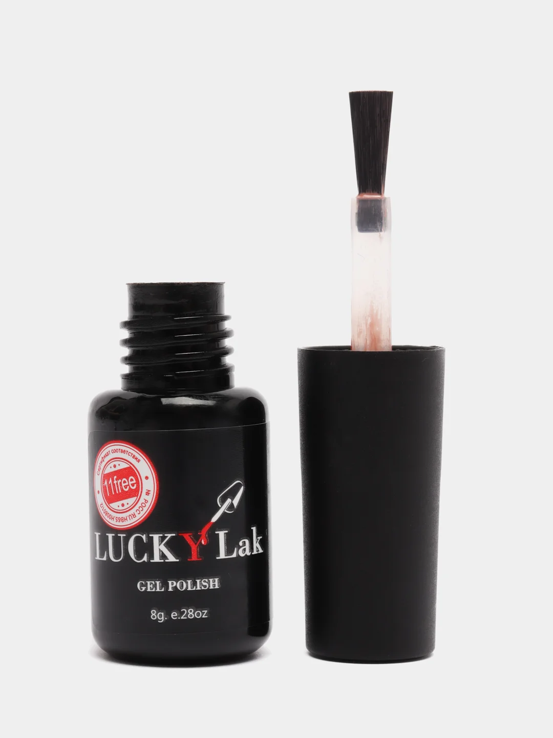 Гель лак для ногтей Luckylak Kapsula, 29-35, 8g, нюдовый, коричневый для маникюра