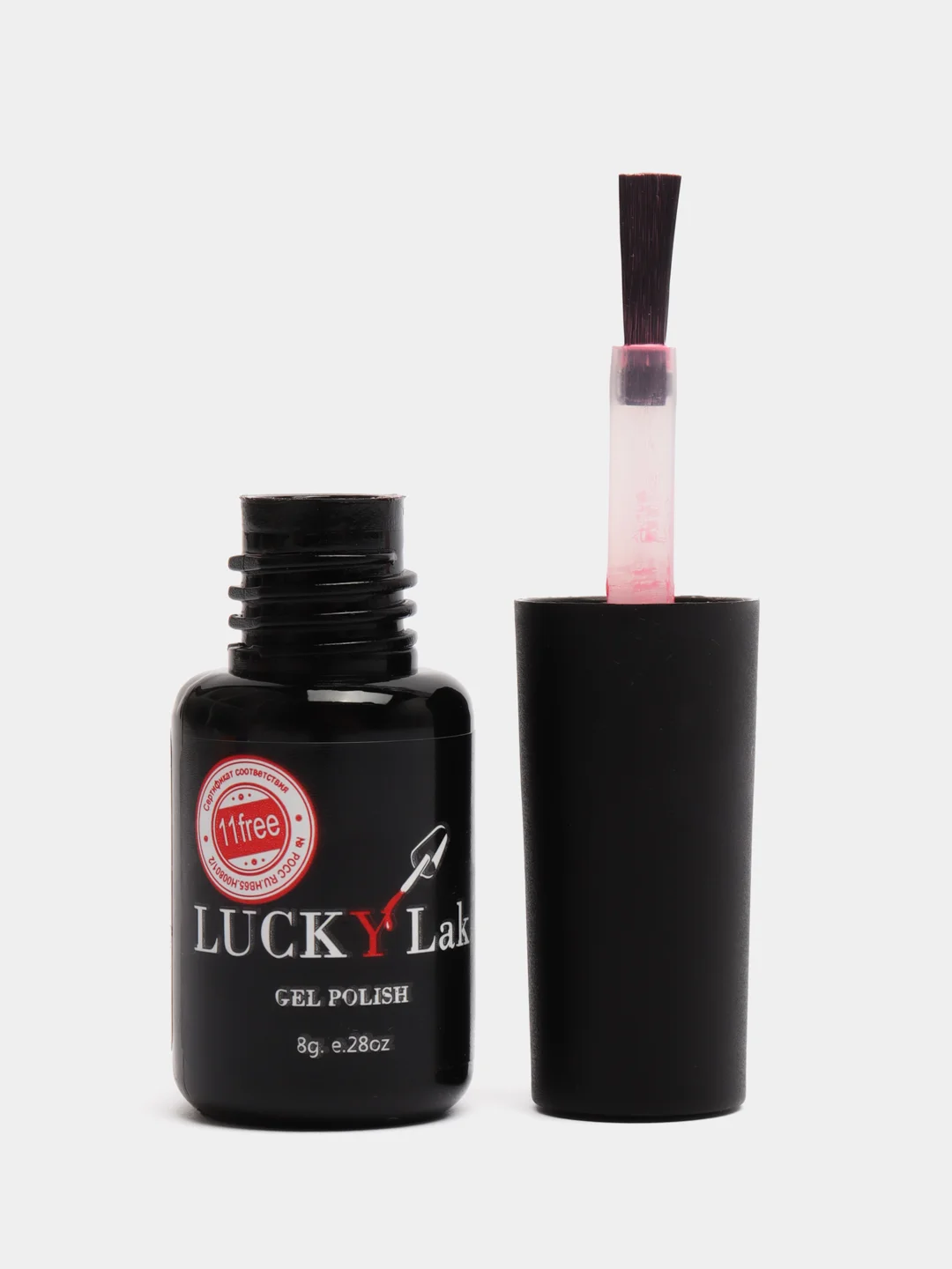 Гель лак для ногтей Luckylak Kapsula, 1-6, 8 г, нежный розовый яркий розовый для маникюра