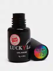 Тёмно-розовый гель лак для ногтей Luckylak Coler 13, 8 г сиреневый лак для маникюра и педикюра