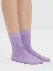 Лавандовый носки женские хлопковые с лайкрой