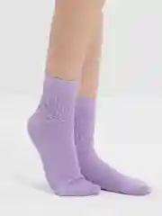 Лавандовый носки женские хлопковые с лайкрой