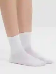 Белый носки женские хлопковые с лайкрой