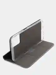 Серый чехол книжка Xiaomi Redmi Mi 12 Lite / Realme 9 Pro / Realme C35, GridCase