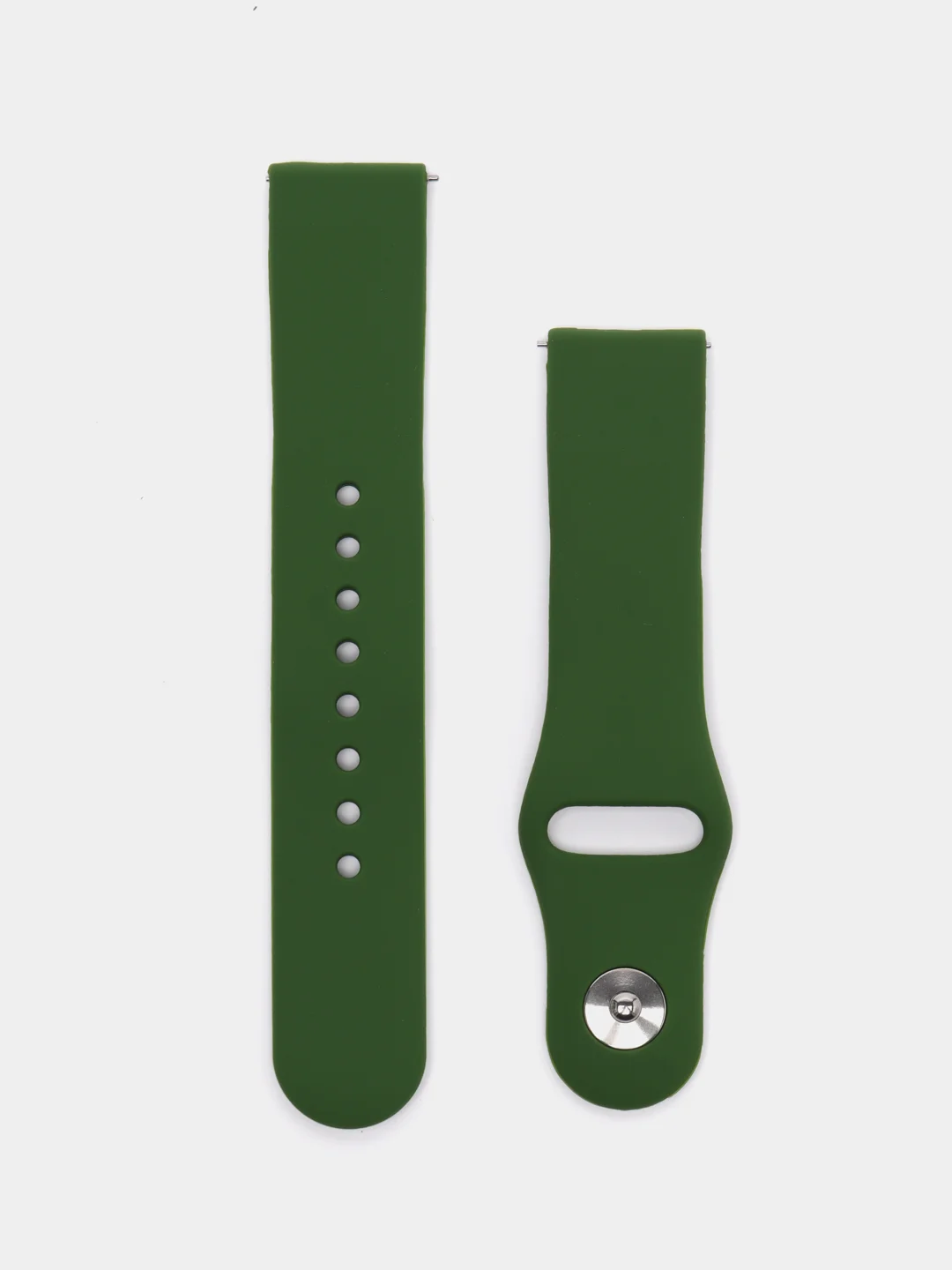 Зеленый ремешок для часов Xiaomi AmazFit Bip / Samsung Galaxy Watch Active, 20мм , универсальный