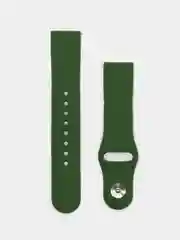 Зеленый ремешок для часов Xiaomi AmazFit Bip / Samsung Galaxy Watch Active, 20мм , универсальный
