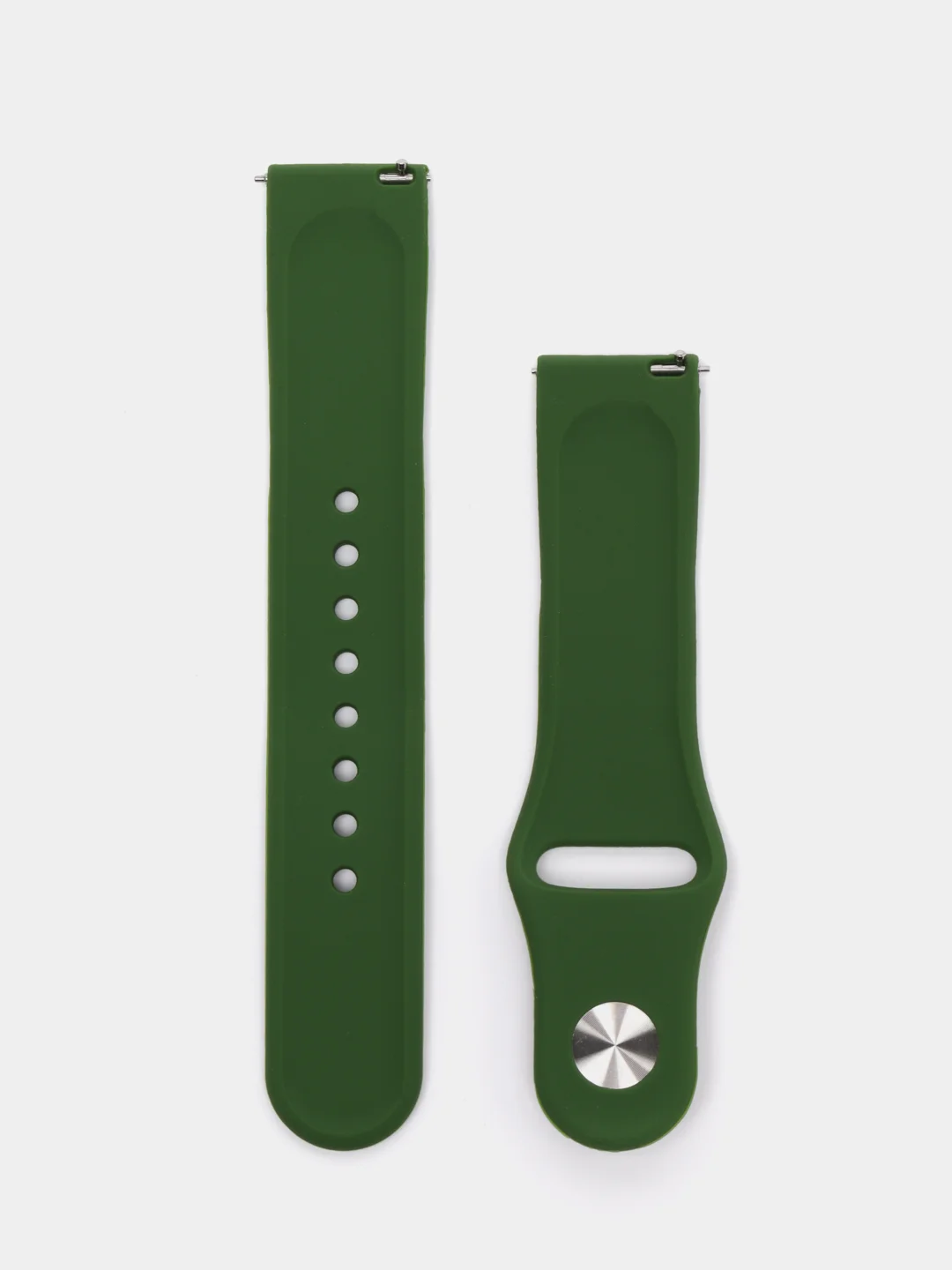 Зеленый ремешок для часов Xiaomi AmazFit Bip / Samsung Galaxy Watch Active, 20мм , универсальный