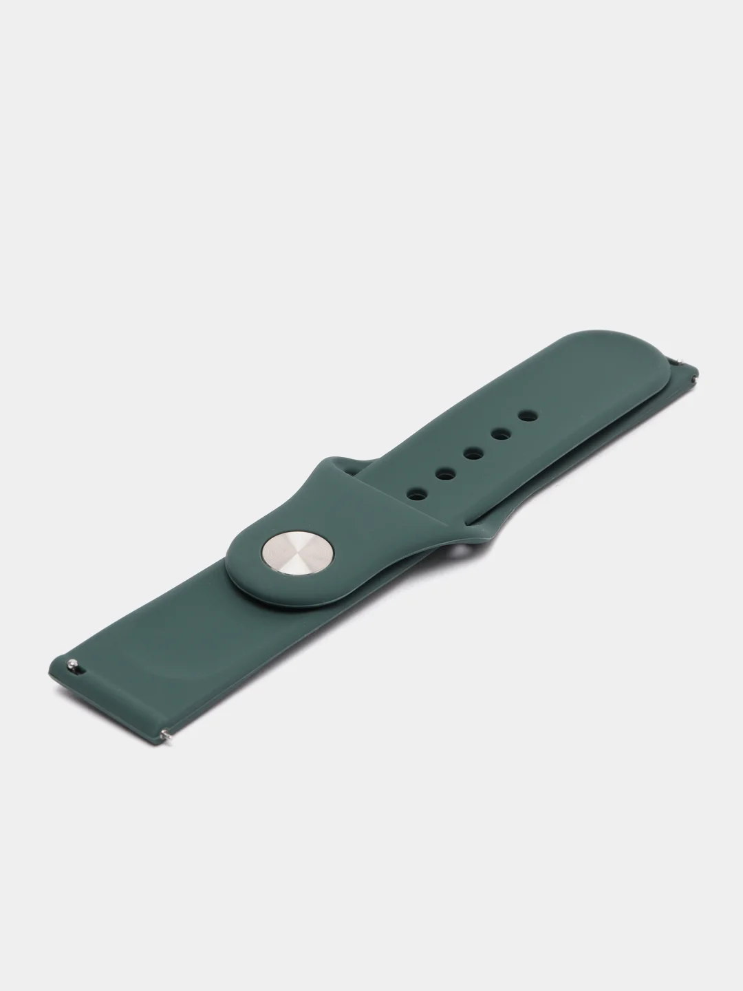 Тёмно-зелёный ремешок для часов Xiaomi AmazFit Bip / Samsung Galaxy Watch Active, 20мм , универсальный