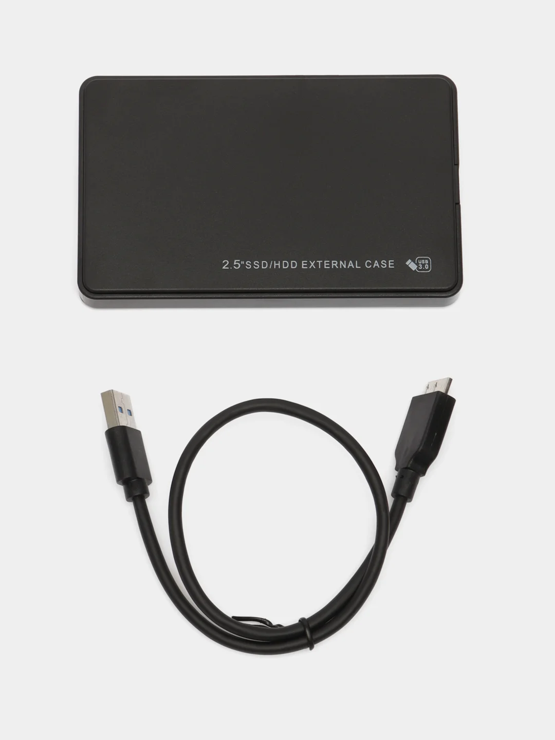 Синий кейс для жесткого диска пластиковый SSD HDD 2.5 корпус USB 3.0 внешний жд бокс