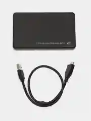 Синий кейс для жесткого диска пластиковый SSD HDD 2.5 корпус USB 3.0 внешний жд бокс