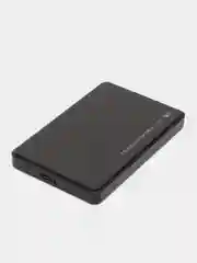 Синий кейс для жесткого диска пластиковый SSD HDD 2.5 корпус USB 3.0 внешний жд бокс
