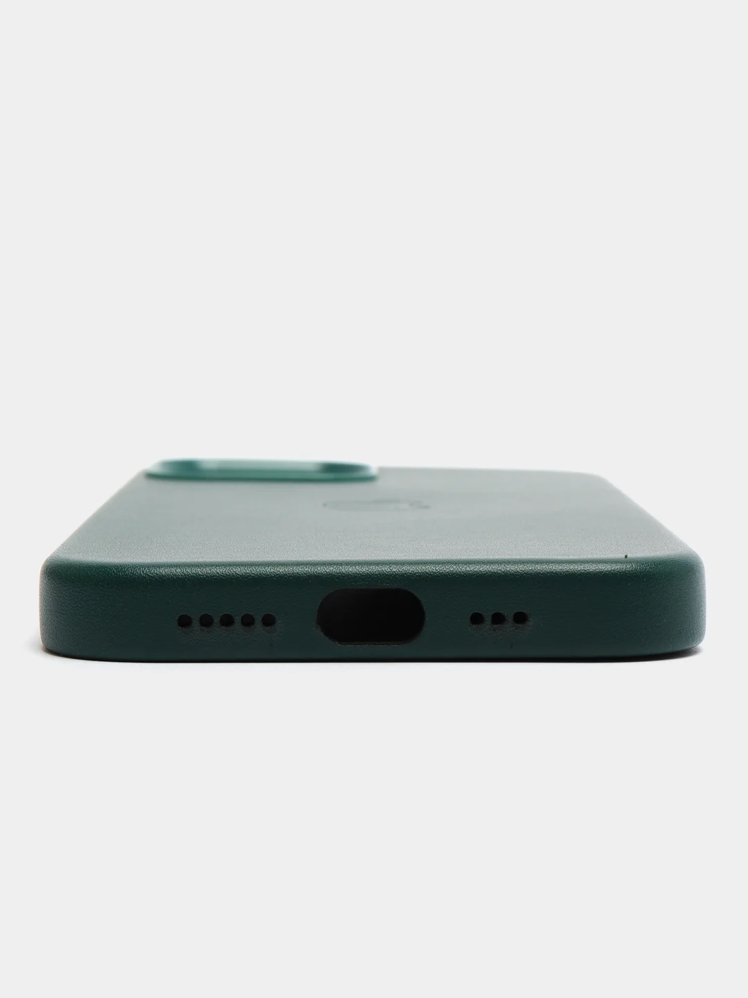 Тёмно-зелёный кожаный чехол-накладка для iPhone 14 Pro, 13,13Pro,13 Pro Max,14 Plus,11, 14Pro с MagSafe