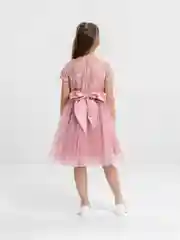 Розовый детское платье, праздничное, пышное
