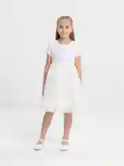 Белый детское платье, праздничное, пышное