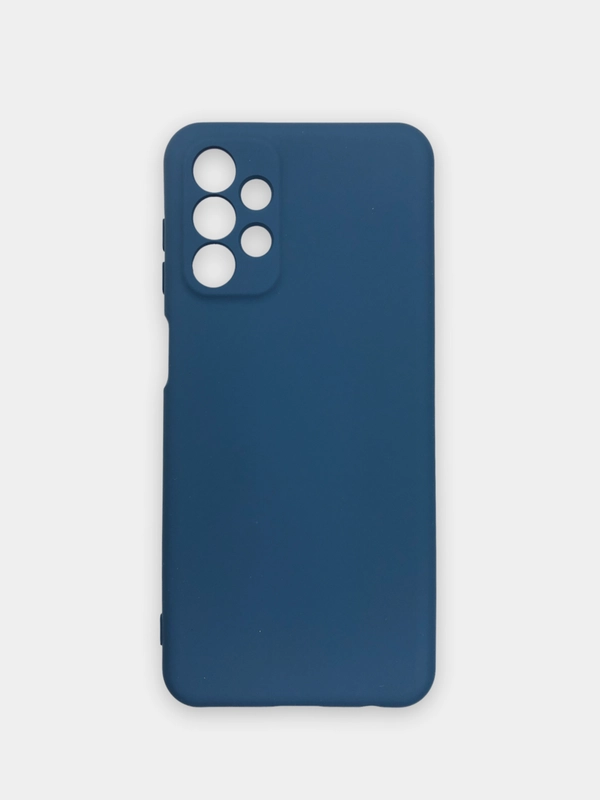 Чехол для Samsung Galaxy A23, силиконовый, закрытый низ, бархат внутри Silicone Cover