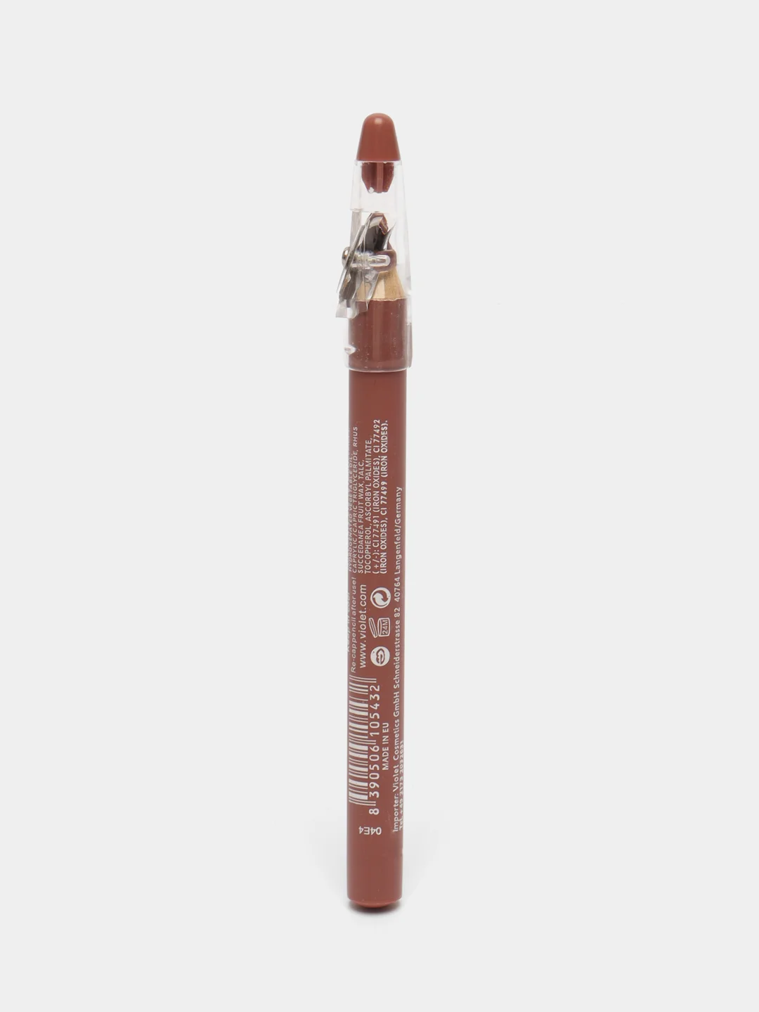 Карандаш для губ Violet Waterproof Lipstick, с точилкой, 12 цветов
